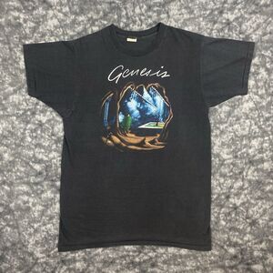VTG Genesis Band TShirt Mens Size XL Kissing Booth JFK Stadium Tour Rock 80s